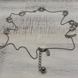 Kate Spade Silver Charm Necklace